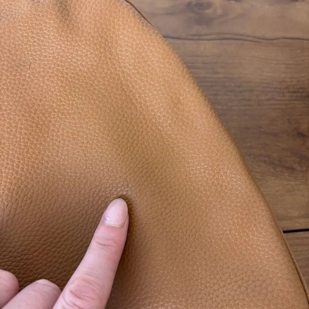 Jewell by Thirty-One Handbag Womens Tan Hobo Shoulder Bag Faux Leather Pebbled
